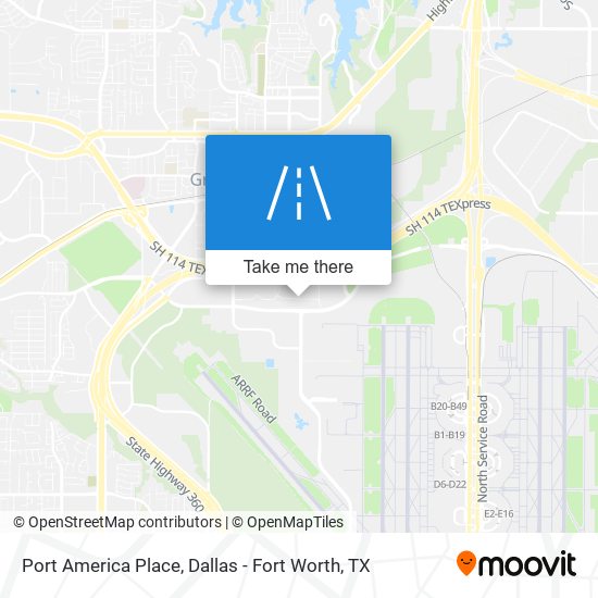 Port America Place map