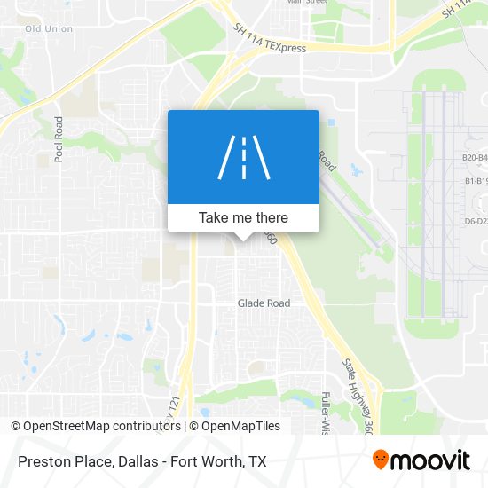 Preston Place map