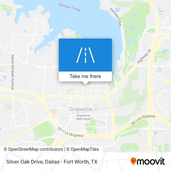 Silver Oak Drive map