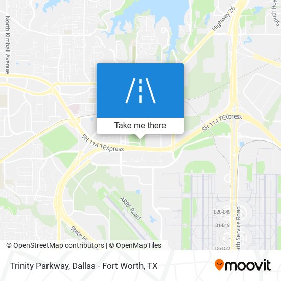 Trinity Parkway map