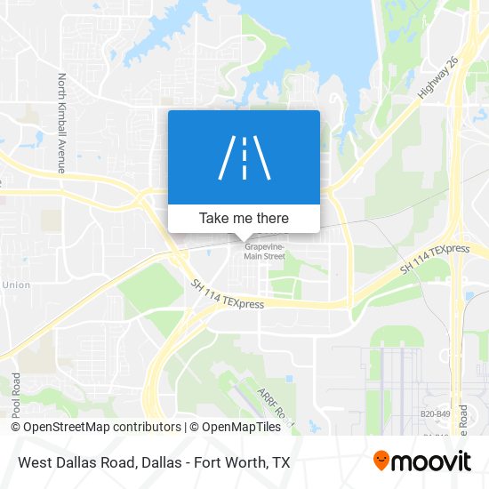 Mapa de West Dallas Road