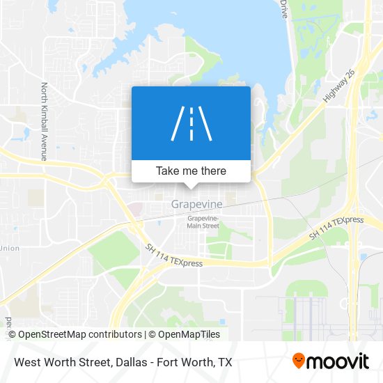 West Worth Street map
