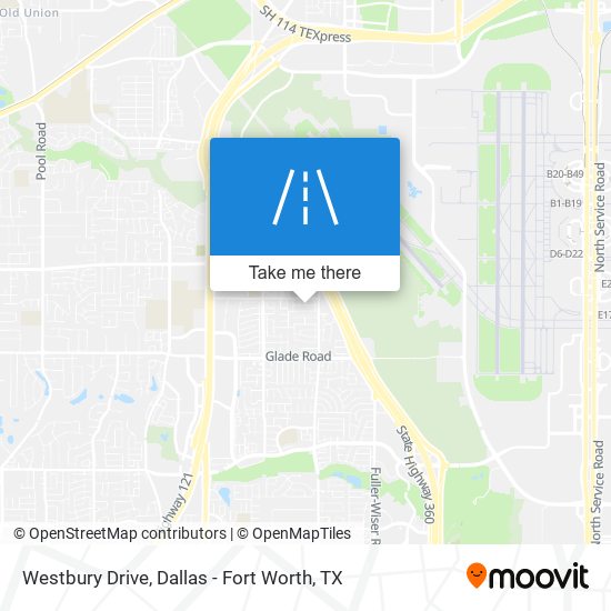 Westbury Drive map