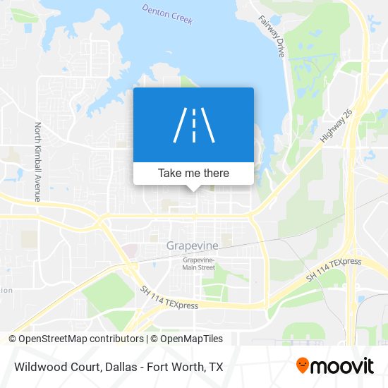Mapa de Wildwood Court