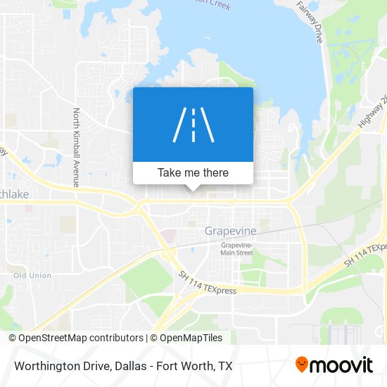 Worthington Drive map