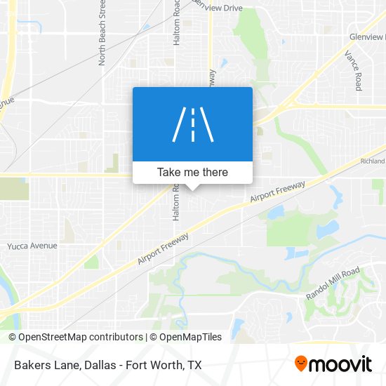 Mapa de Bakers Lane