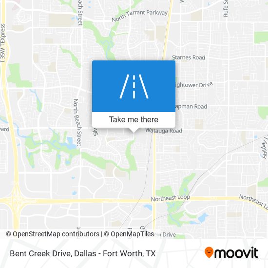 Mapa de Bent Creek Drive