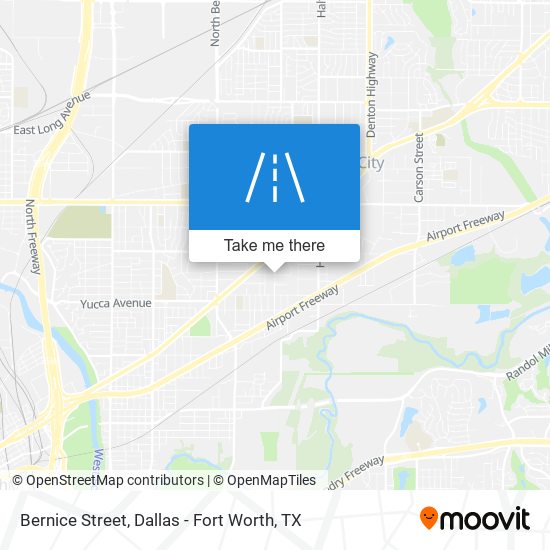Bernice Street map