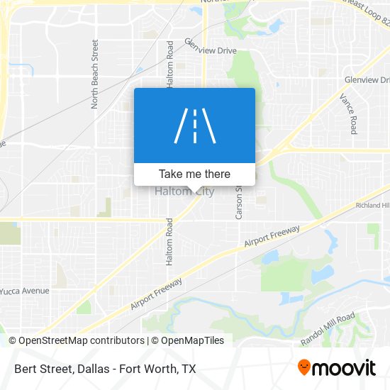Bert Street map