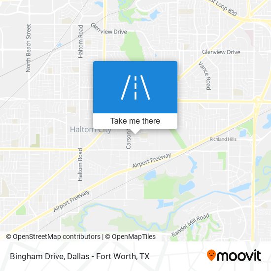 Mapa de Bingham Drive