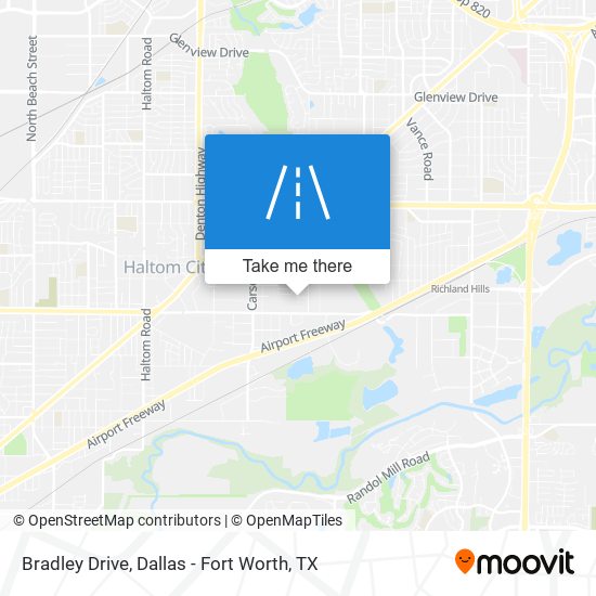 Bradley Drive map