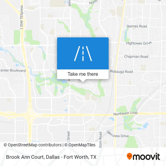 Brook Ann Court map