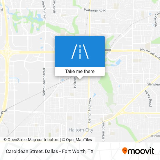 Caroldean Street map