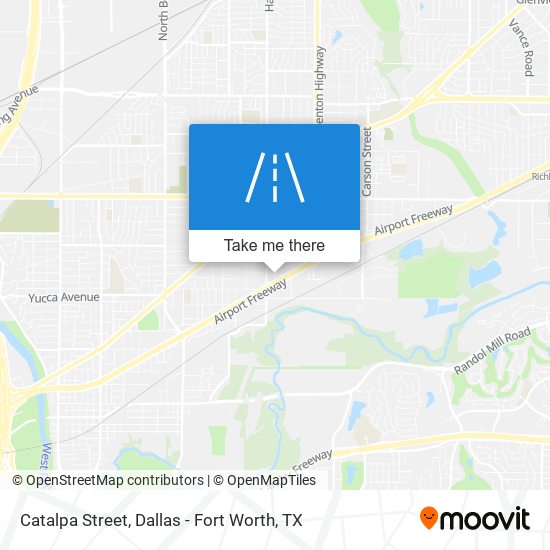 Catalpa Street map