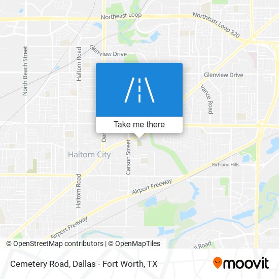 Cemetery Road map