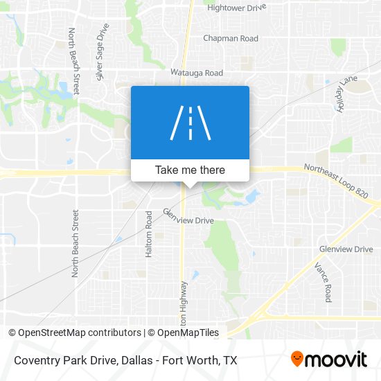 Coventry Park Drive map