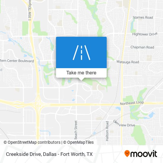 Creekside Drive map