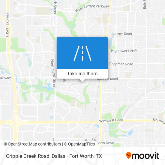 Cripple Creek Road map