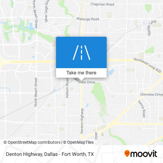 Mapa de Denton Highway