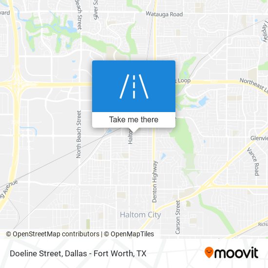 Doeline Street map