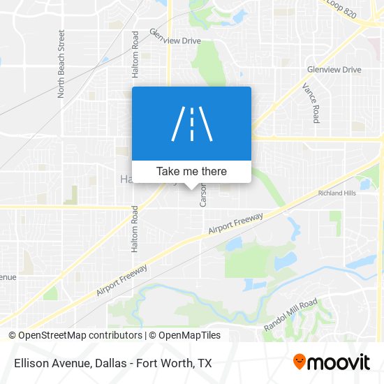 Ellison Avenue map