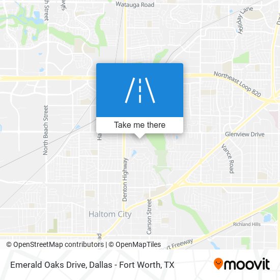 Emerald Oaks Drive map