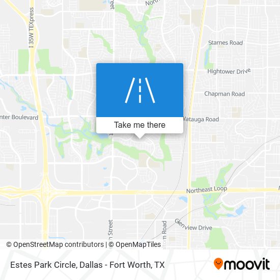 Mapa de Estes Park Circle