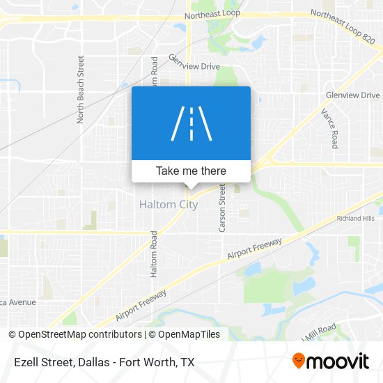 Ezell Street map