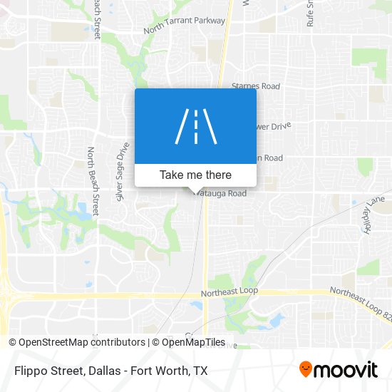Flippo Street map