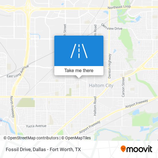 Mapa de Fossil Drive