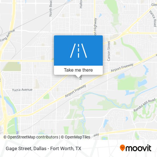 Mapa de Gage Street