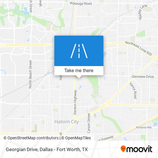 Georgian Drive map