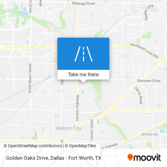 Mapa de Golden Oaks Drive
