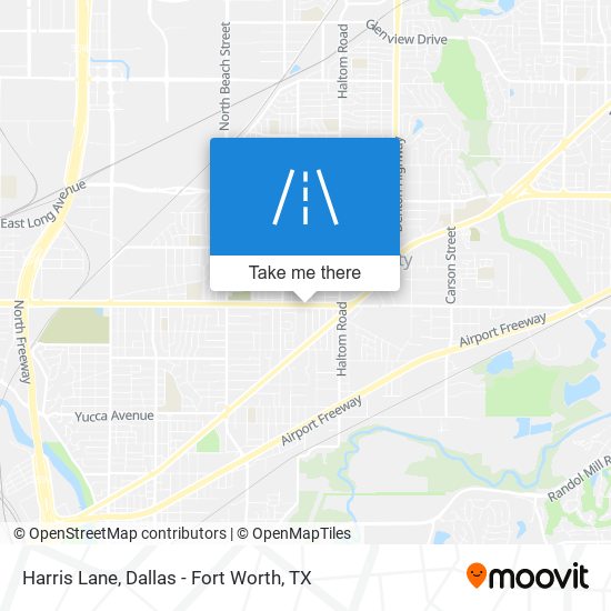 Harris Lane map