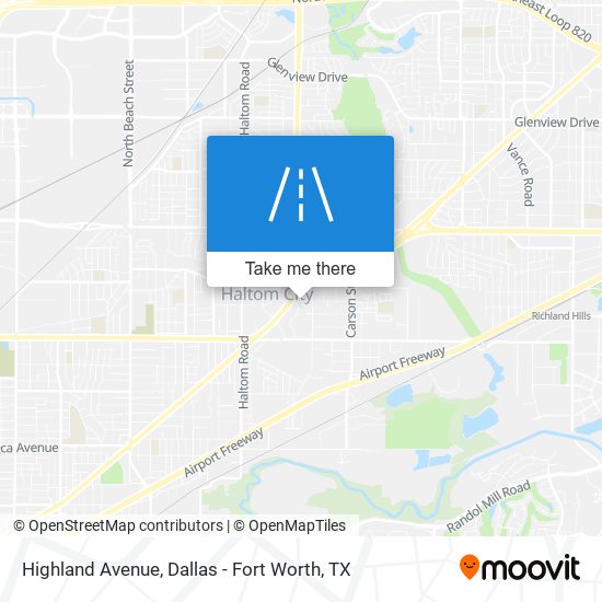 Highland Avenue map
