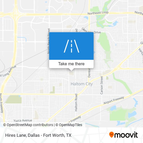 Mapa de Hires Lane