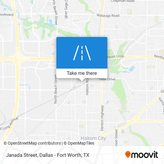 Janada Street map
