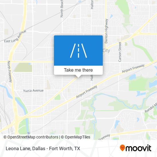 Leona Lane map