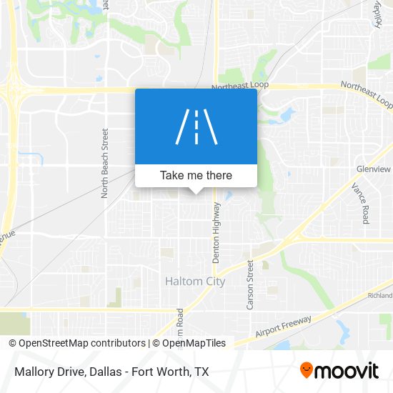 Mallory Drive map