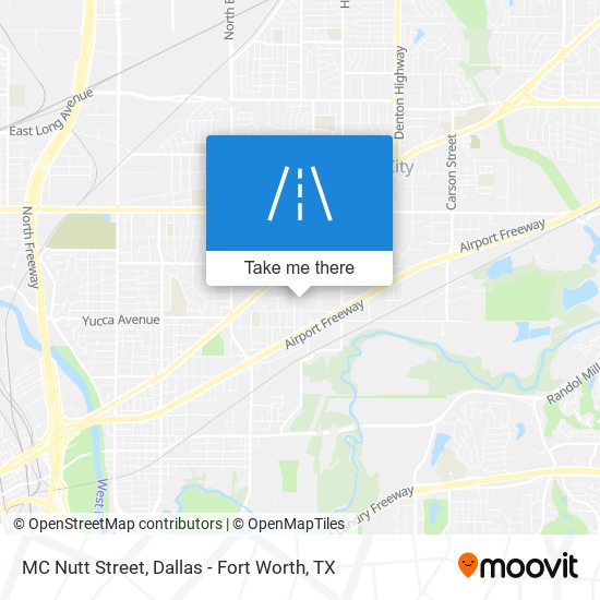 MC Nutt Street map