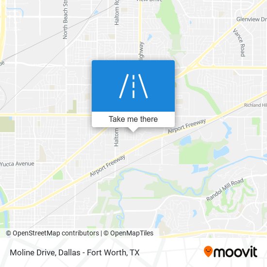 Moline Drive map