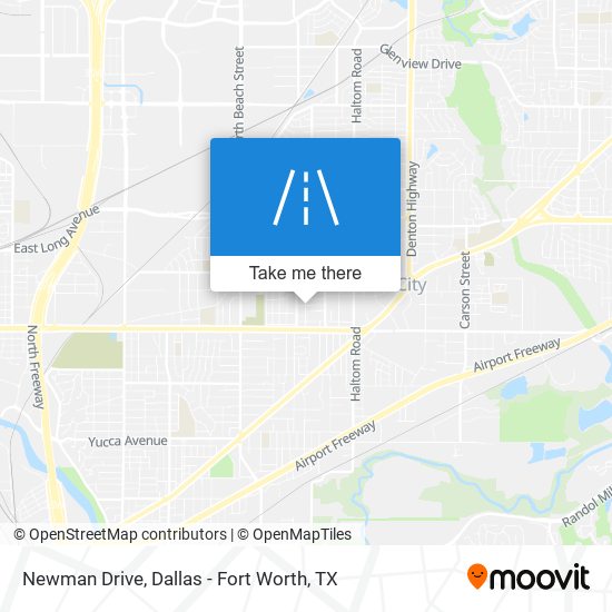 Newman Drive map
