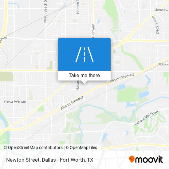 Newton Street map