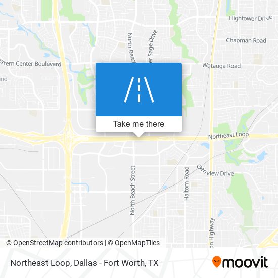 Northeast Loop map