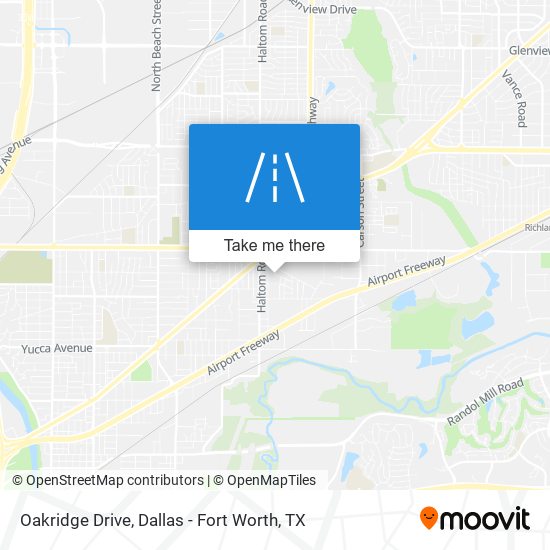Oakridge Drive map