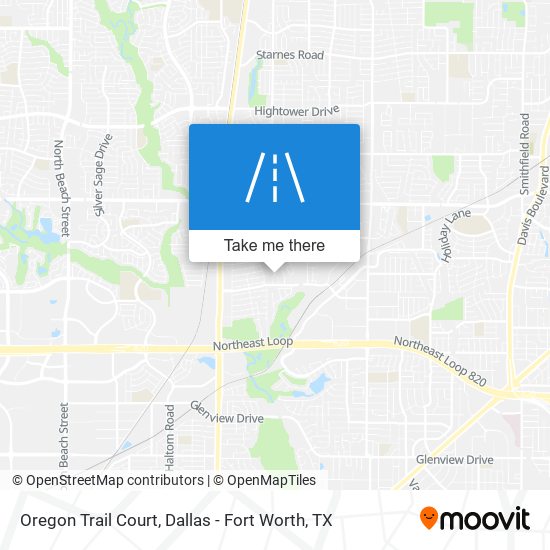 Mapa de Oregon Trail Court