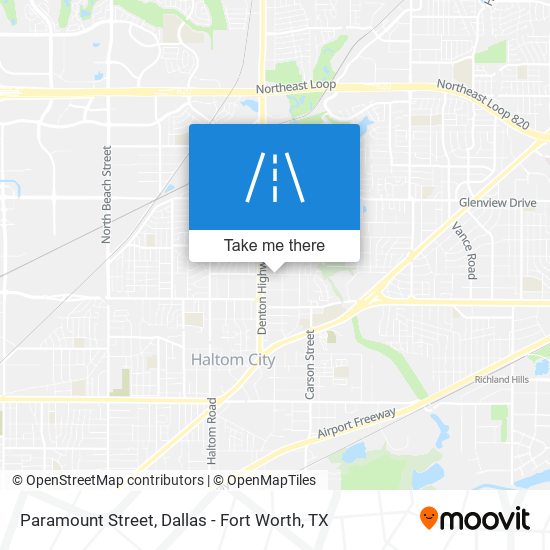 Mapa de Paramount Street