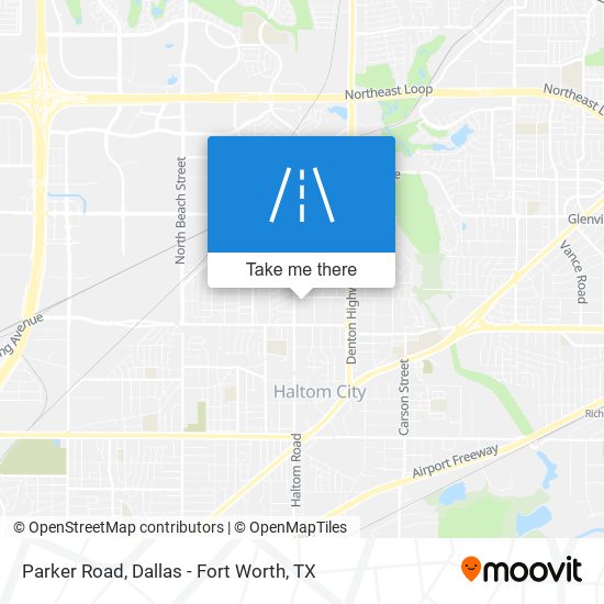 Mapa de Parker Road