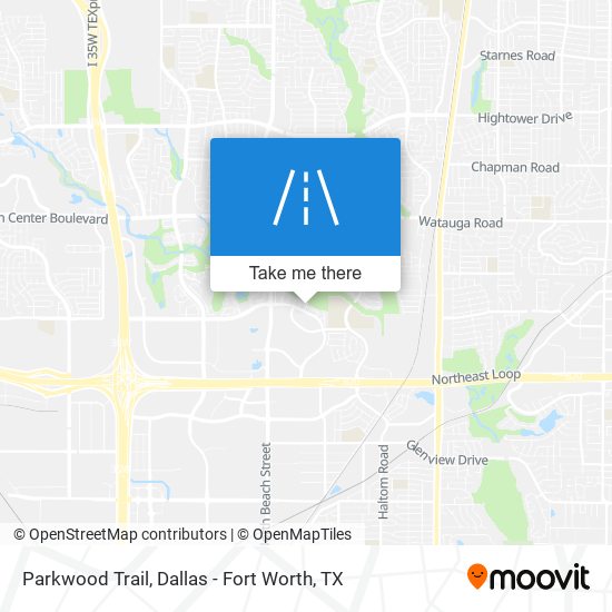 Parkwood Trail map