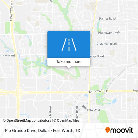Rio Grande Drive map